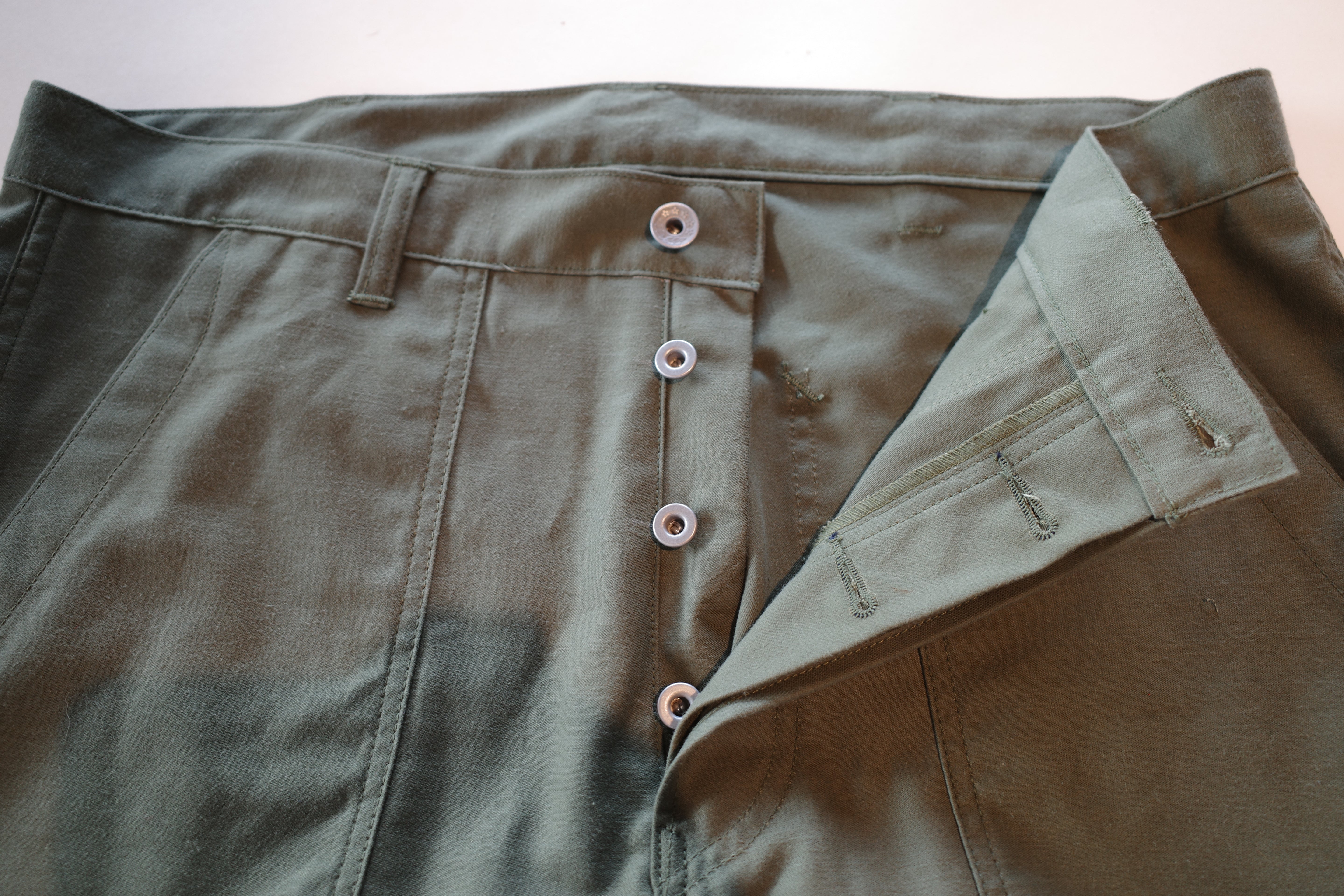Japanese Organic Cotton Sateen Deck Pants