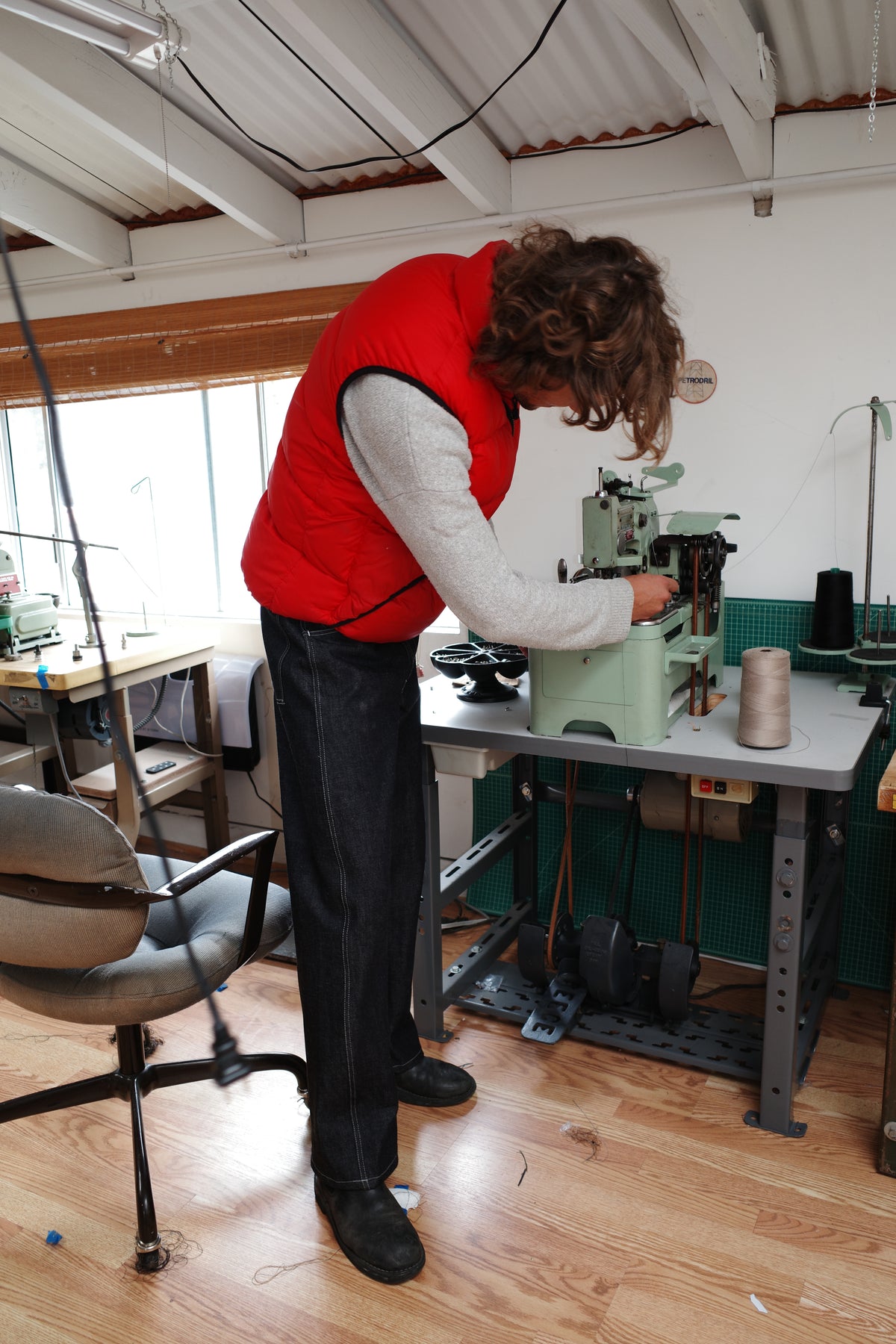 japanese selvedge denim 5-pocket pants