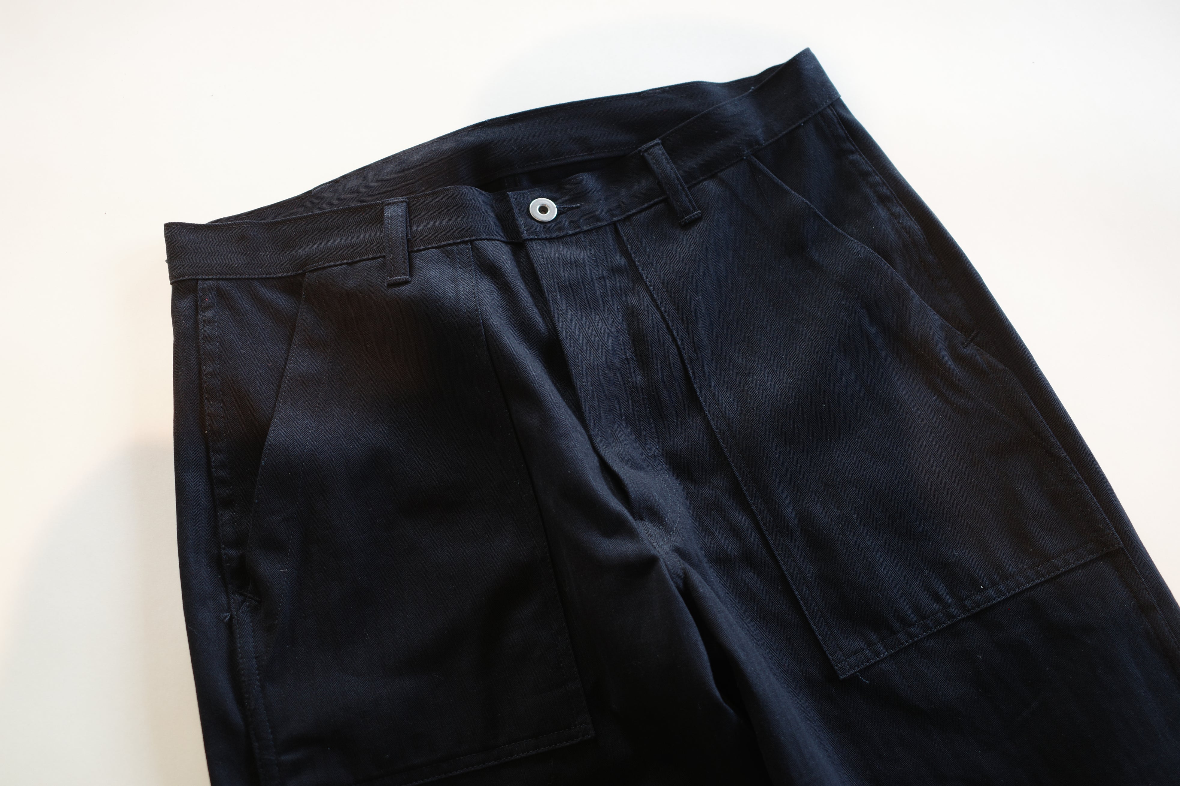 Black HBT Deck Pants