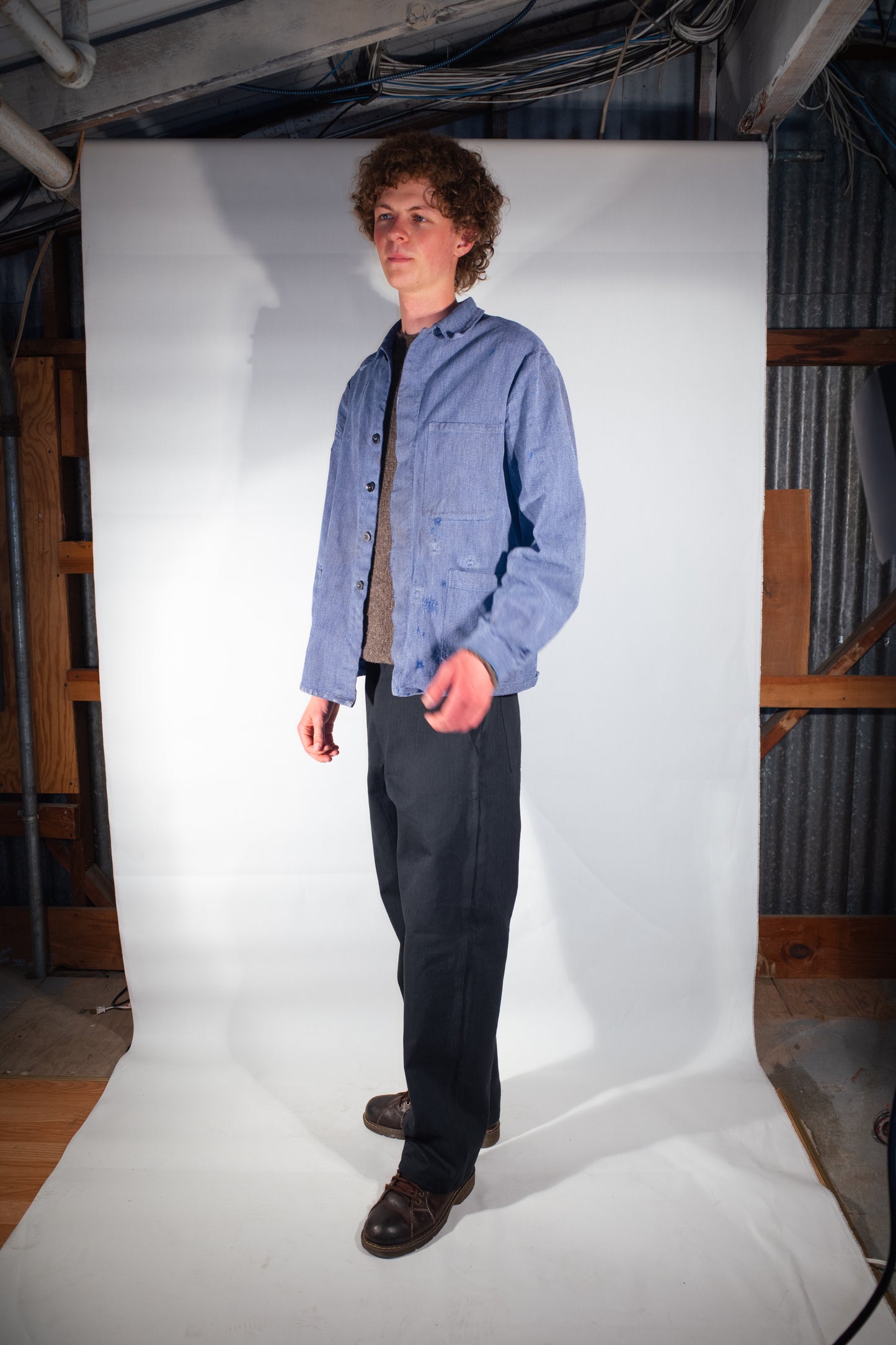 Black HBT Deck Pants