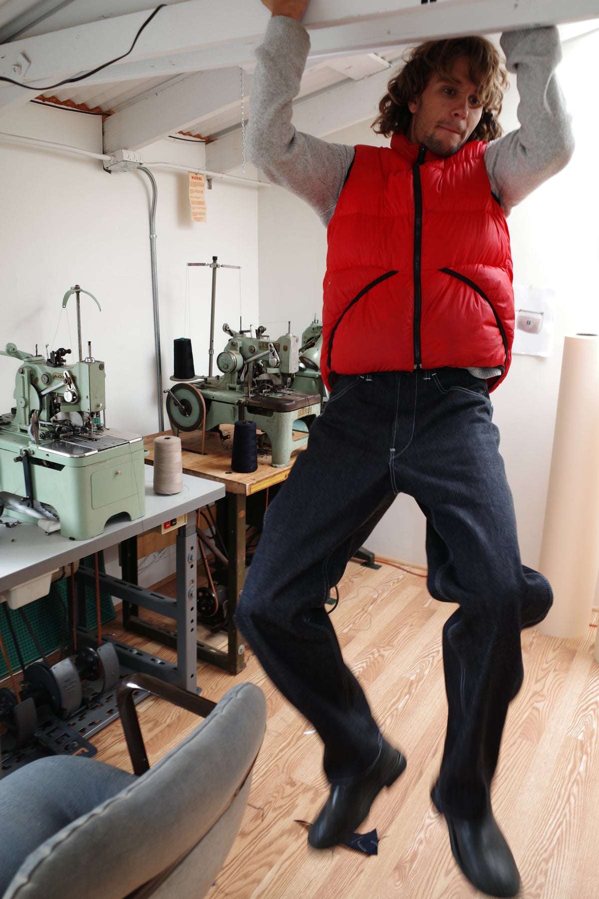 japanese selvedge denim 5-pocket pants